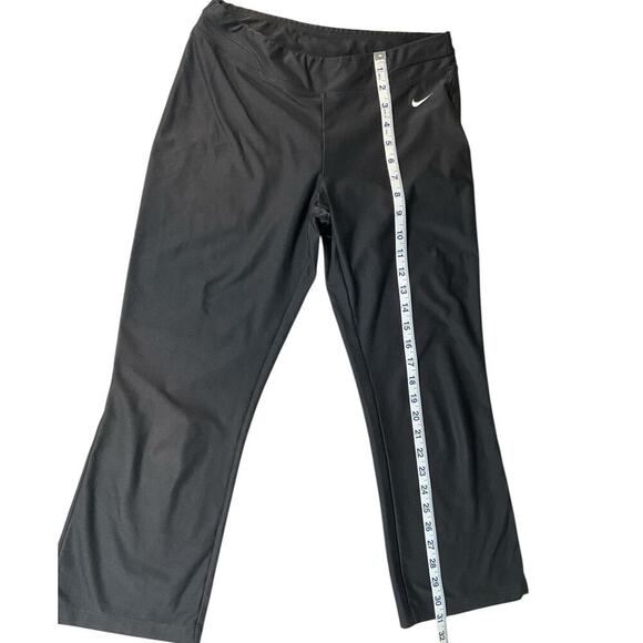 Nike Dri-Fit Workout Active Wear Capri Pants Black Size Small Stretch Active - Picture 7 of 7
